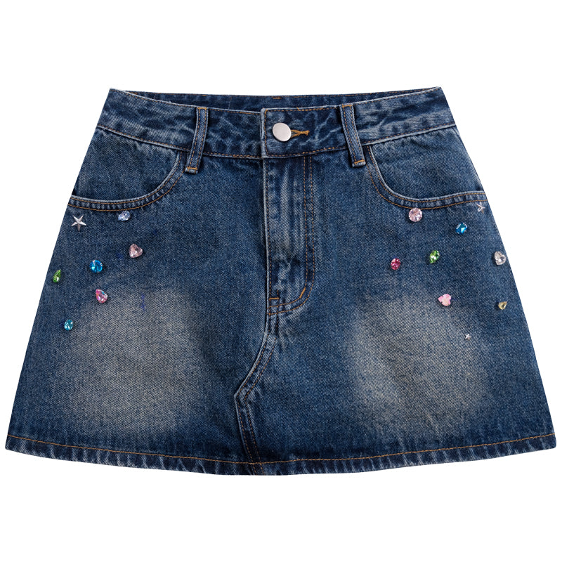 Spicy Girl Denim Half Skirt