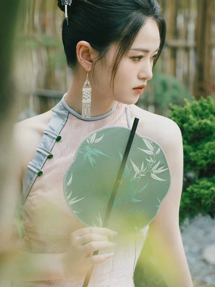 Velvet Cheongsam Dress – Elegant Bridal & Engagement Gown