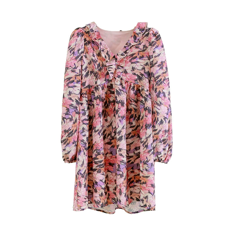 Ear Uare Chiffon Ofon Vestido+bufanda