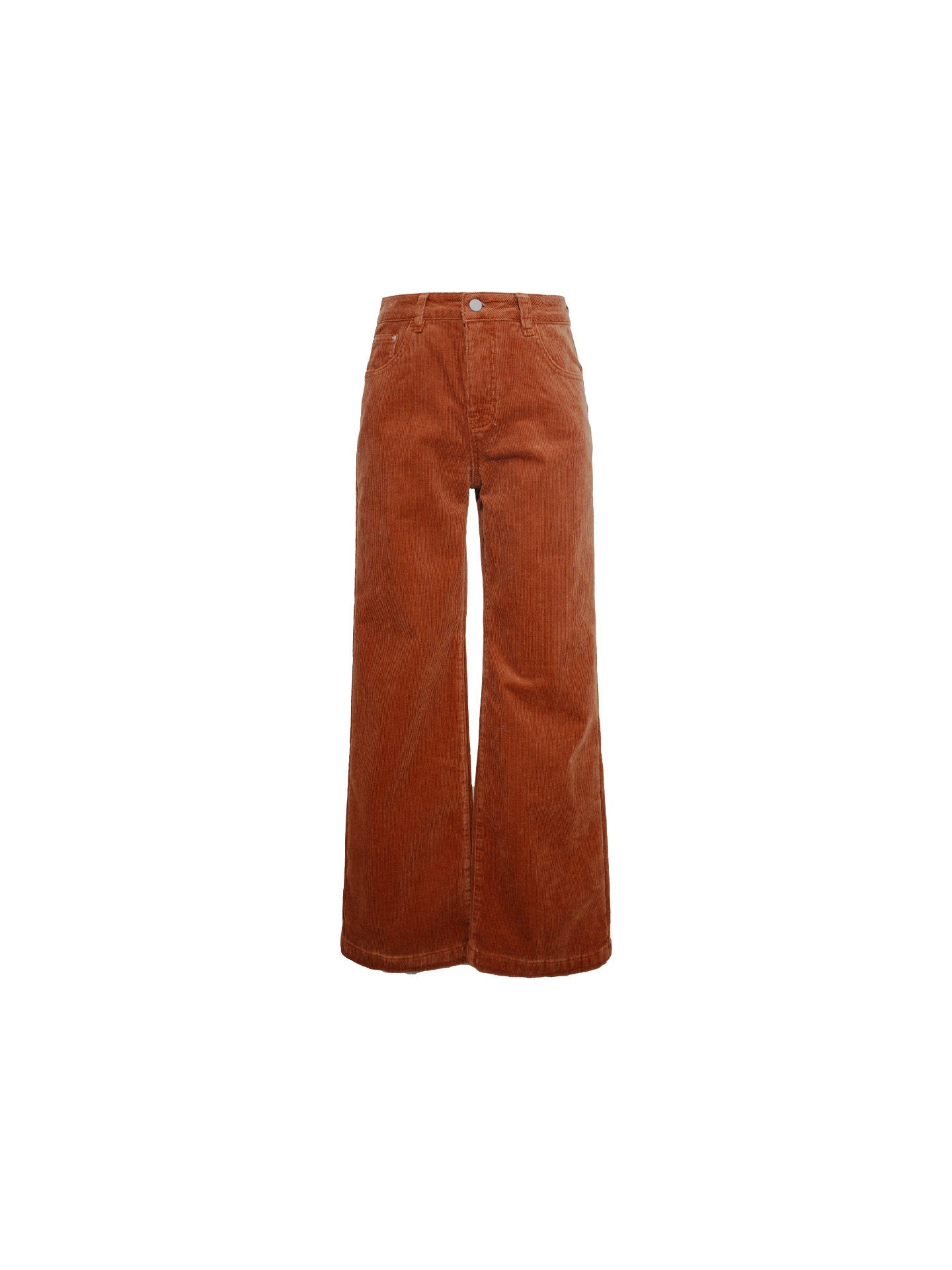 High-Waisted Corduroy Tailored Trousers