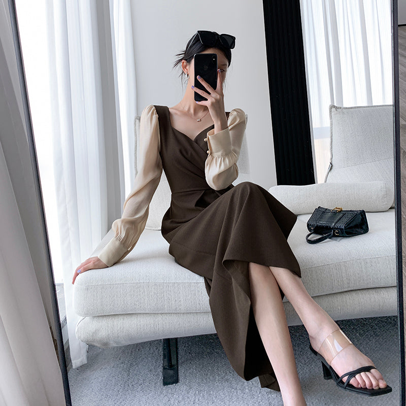 French Retro Long Skirt