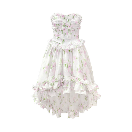 Vestido de senderos de perla