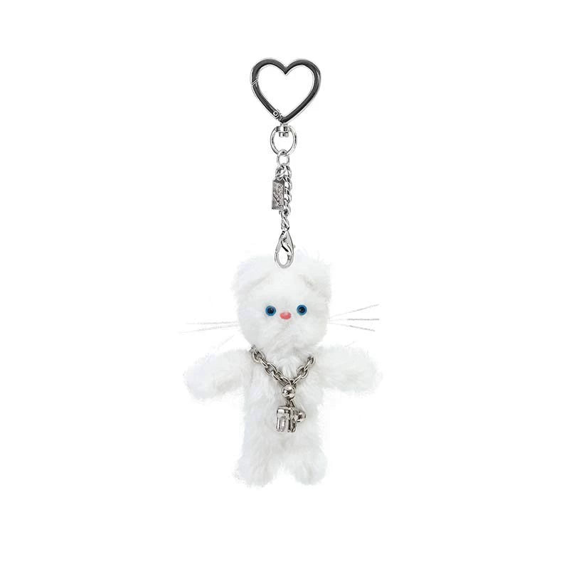 Cat Charm Accessory Set – Bag Pendant, Waist Chain & Necklace Decoration