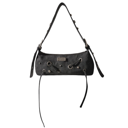 Waste Soil Danning Retro Rivet Shoulder Bag