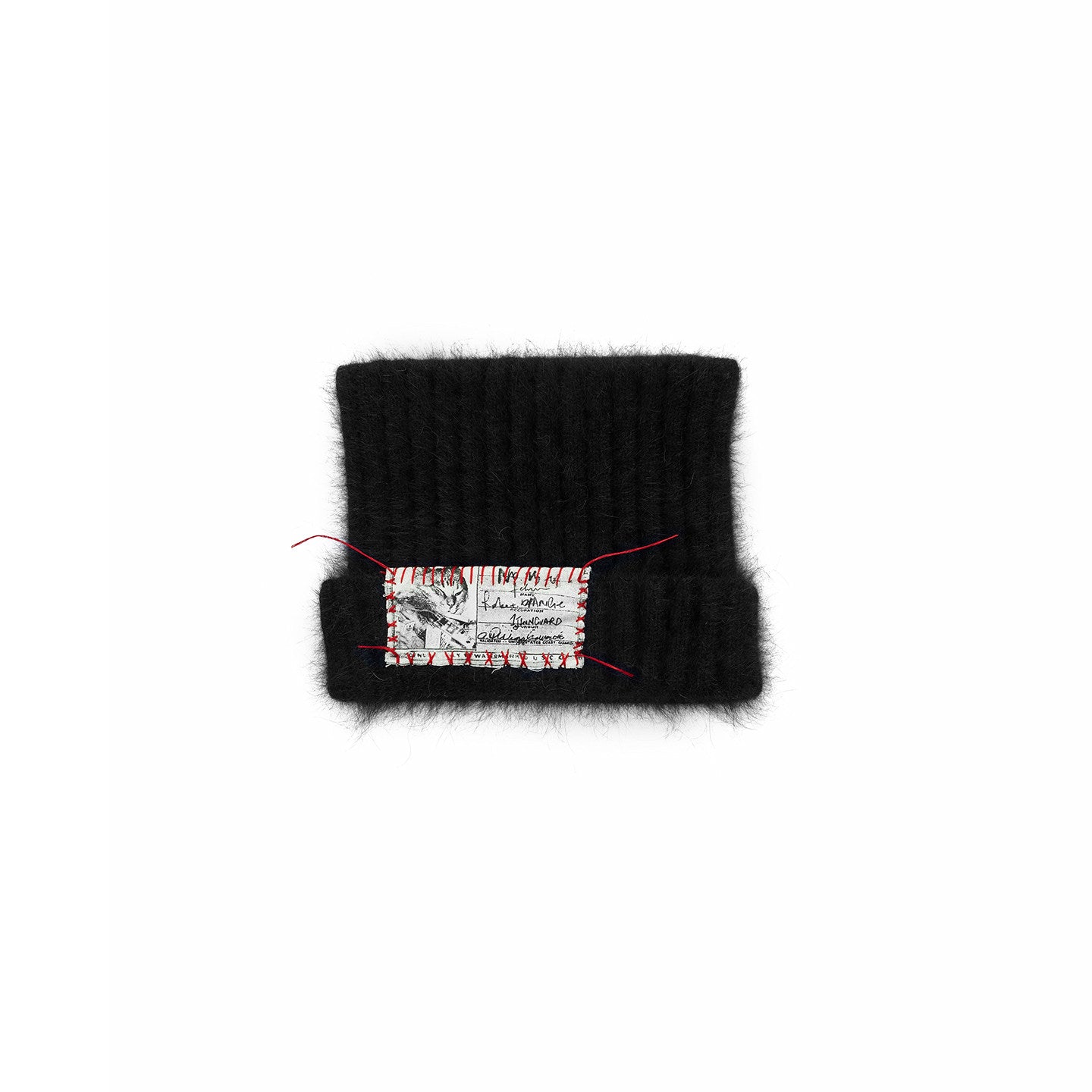 Cat Ear Rabbit Fur Knit Beanie
