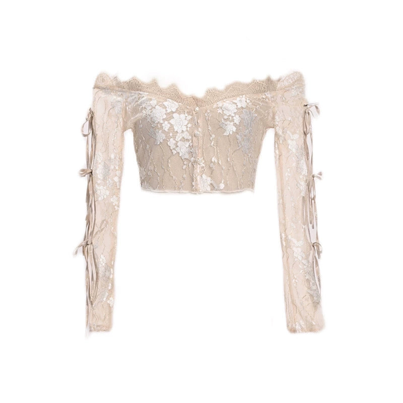 Rococo Lace Inner Hoop Cardigan