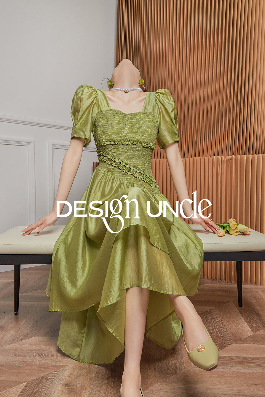 Pleated Waist French Shirt