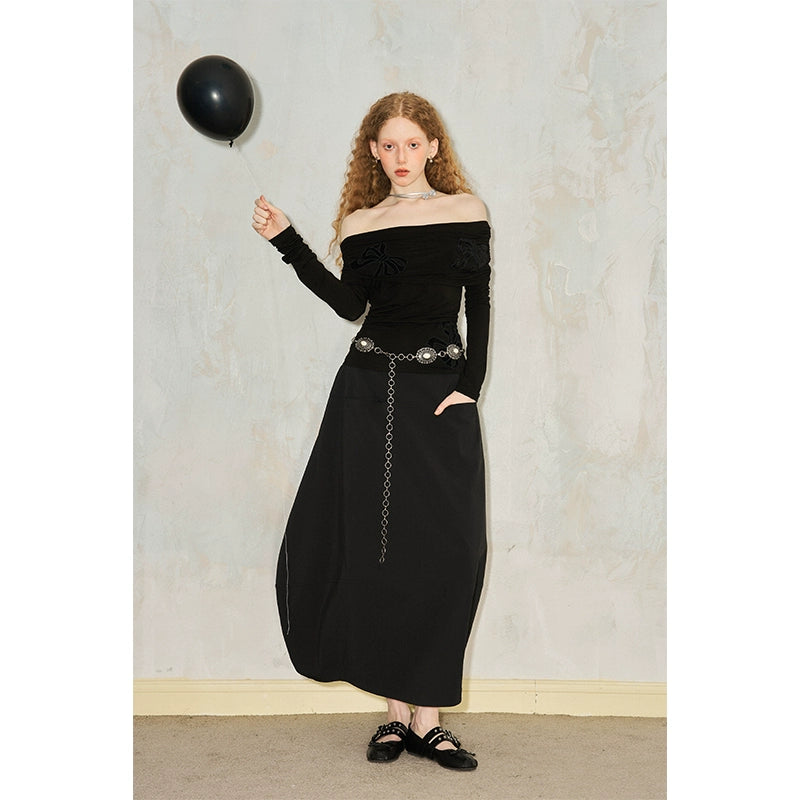 Top bordado con lazo