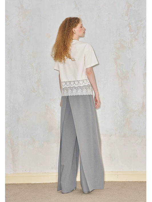 تي شيرت على شكل كلب يركض بفيونكة