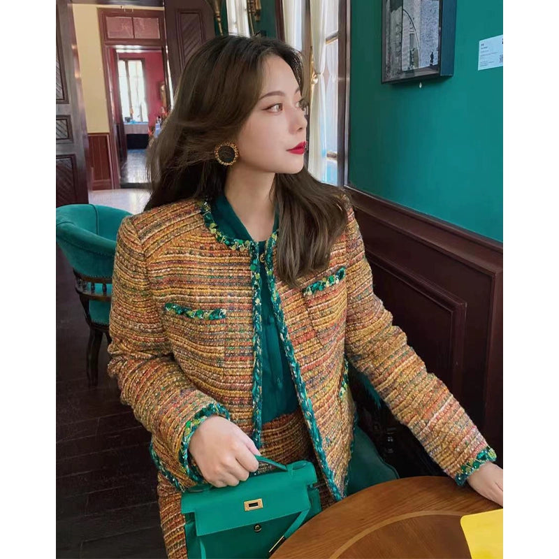 Maple Leaf Colorful Forest Limited Edition Tweed Wool Set