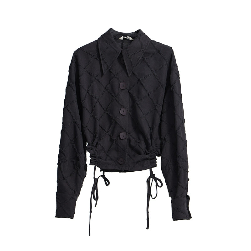 Miss Lough Drawstring Autumn Shirt