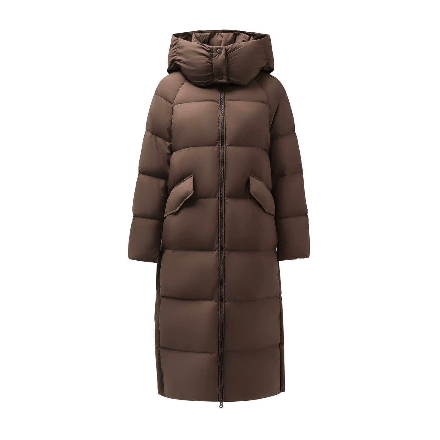 Hooded Warm White Duck Down Jacket for Women