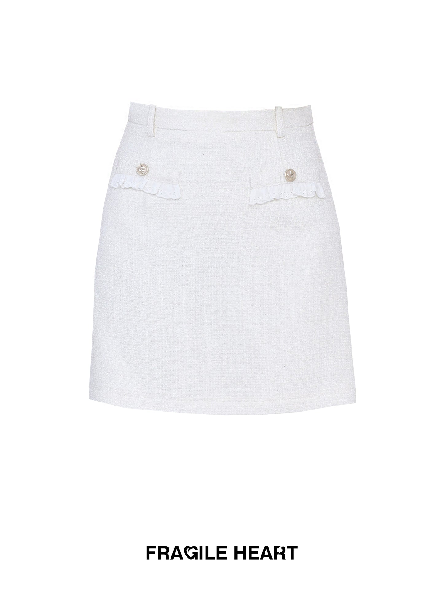 Milk Sweet Thousand Gold White Playful Skirt Set