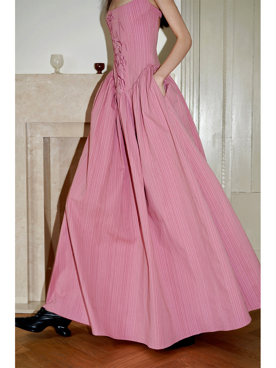 Oriental Blossom Maxi Dress