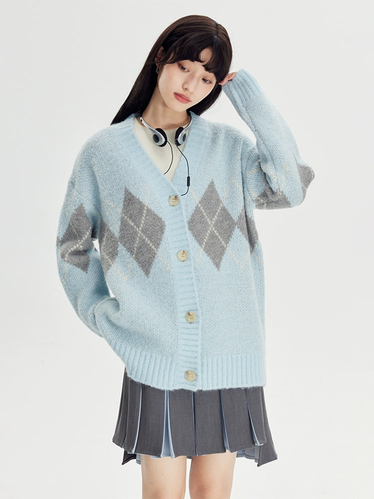 Retro Lingge -slim Fit Cardigan Coat