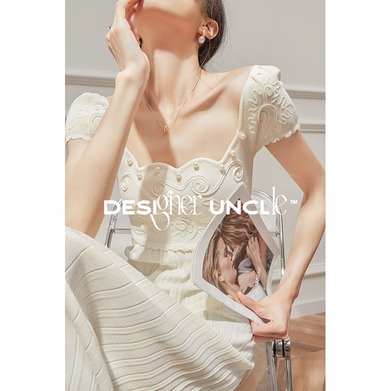 Retro Knit Forest Fairy Dress.