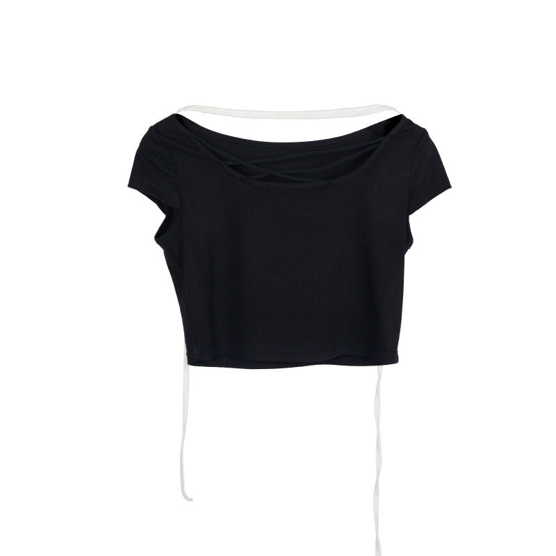 Бежевая футболка с короткими рукавами: лето