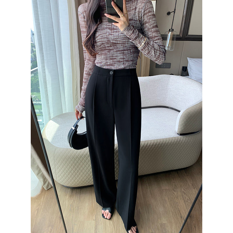 Black Wide Pants Jumpsuit