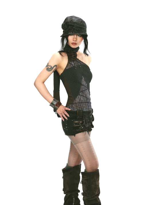 Tracolla appesa con decorazione floreale