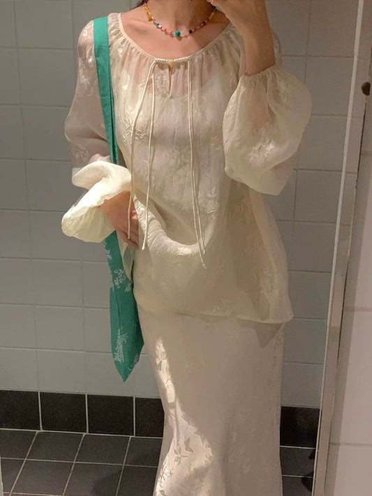 Spring Breeze Tencel Jacquard Sun Protection Set