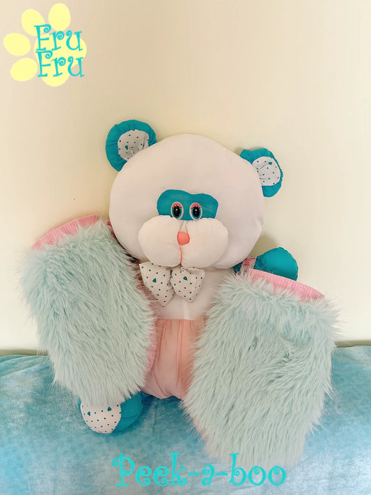 Gulu Store Original Design Colorful Cute Patchwork Plush Girl Autumn/Winter Color-Blocking Thickened Gloves