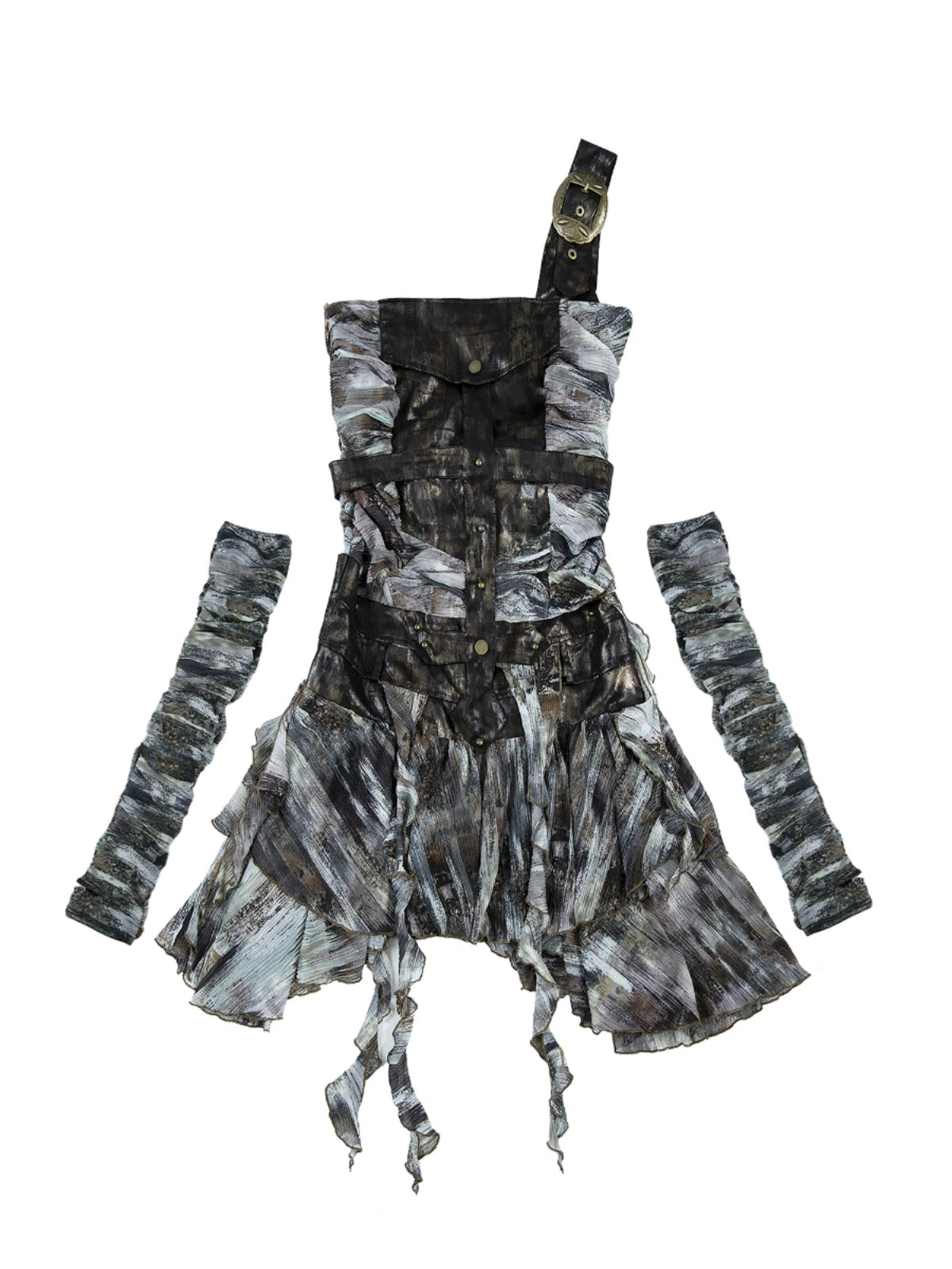 অনিয়মিত স্প্লিসড টিউব টপ |