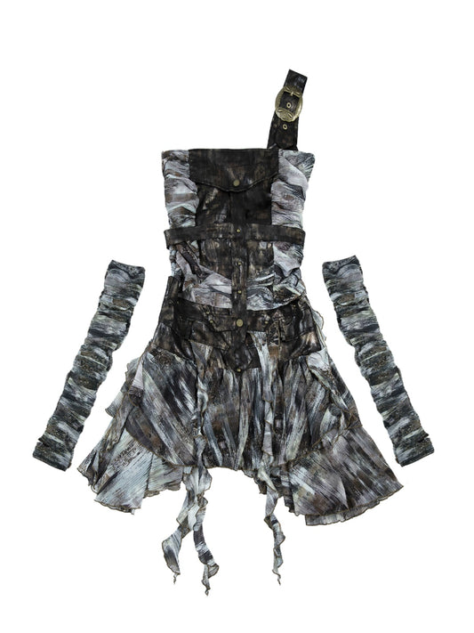 অনিয়মিত স্প্লিসড টিউব টপ |