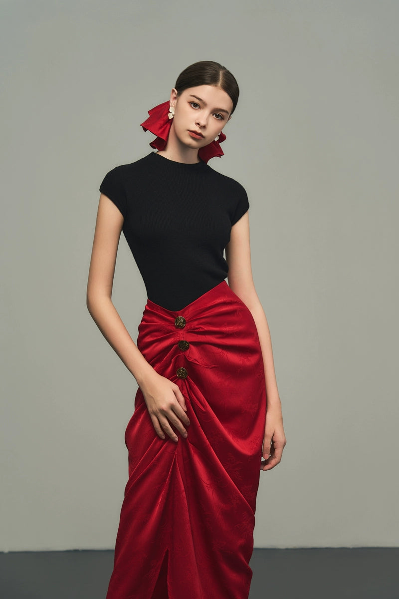 Top per maglieria a 3 colori