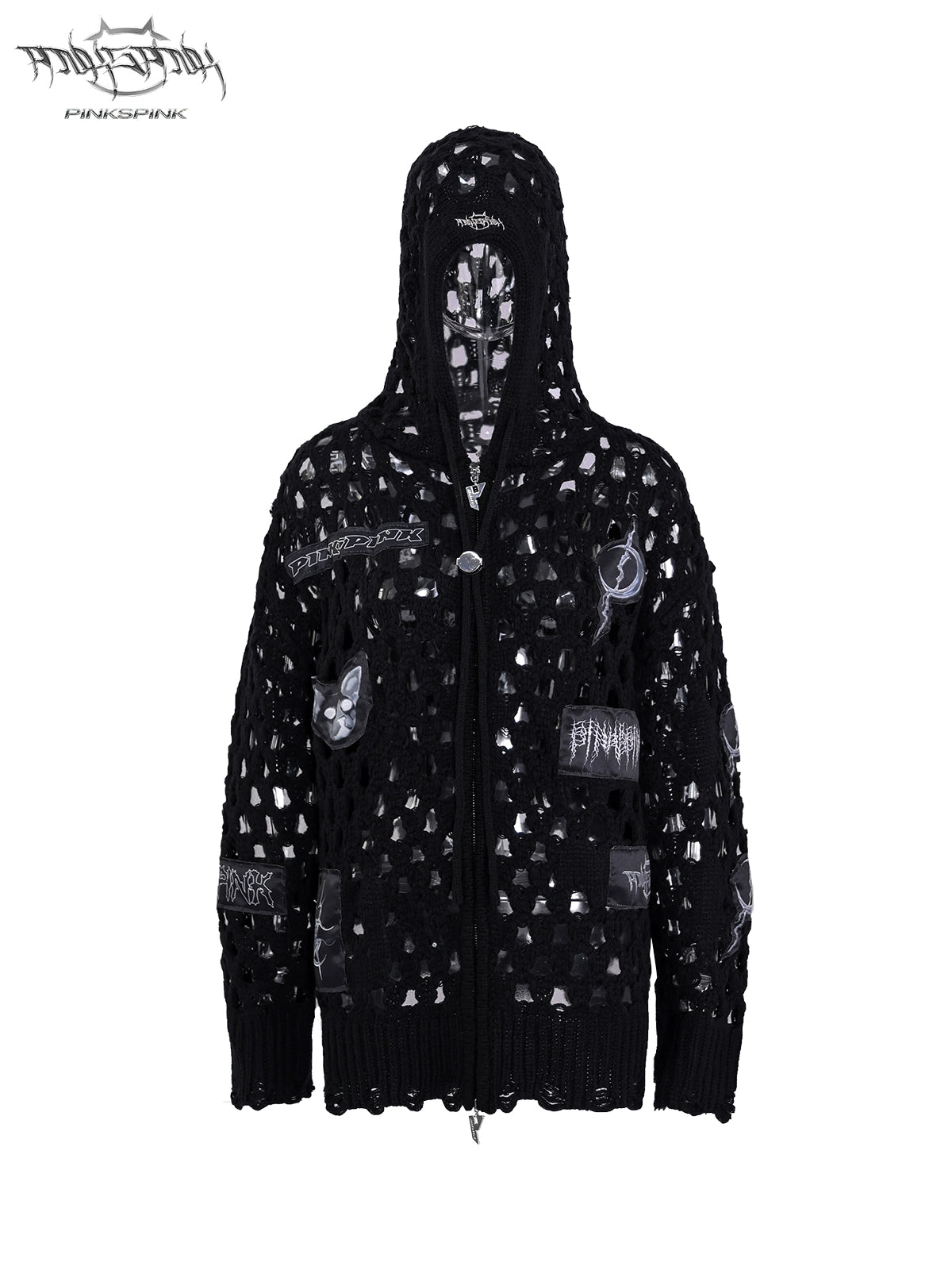 Distressed Hole Knit Sweater – Edgy Urban Layering Piece