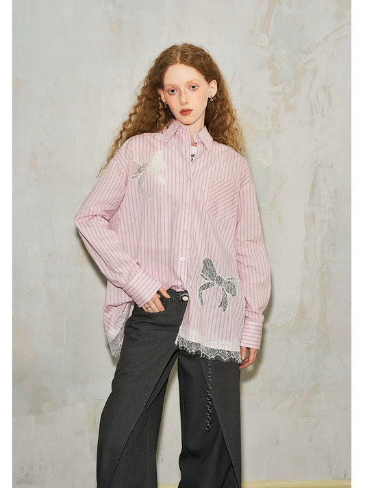 Stripe Bow Shirt