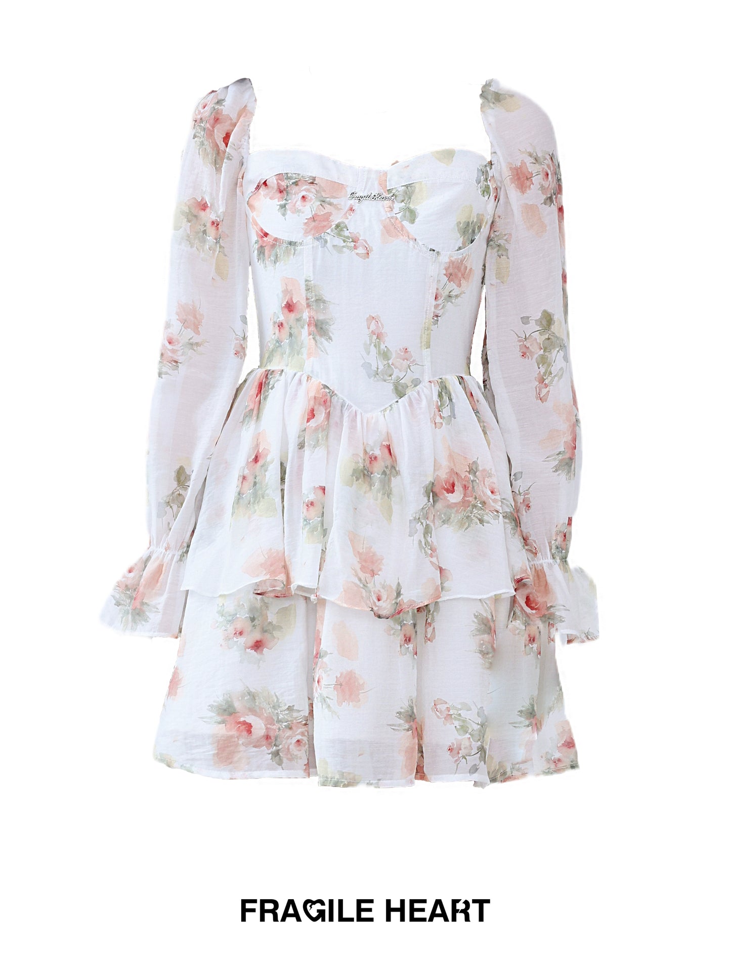 White Tea Fresh Fragrant Flower Holiday Dress
