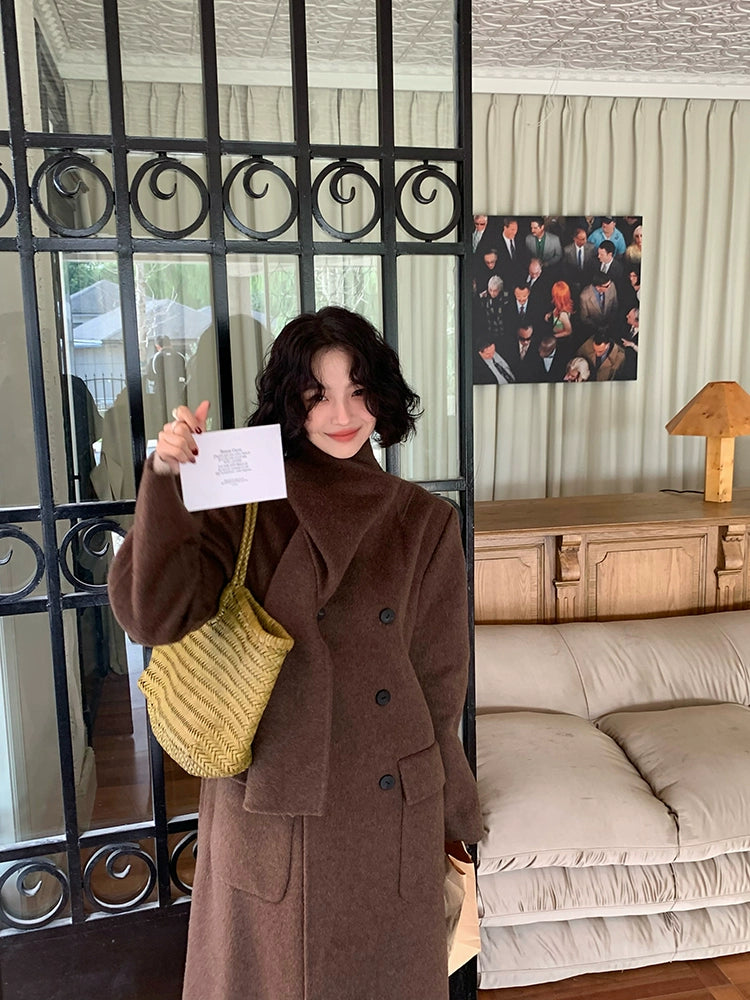 Yak Wool Tweed Coat – Endless Holiday Stand Collar Style