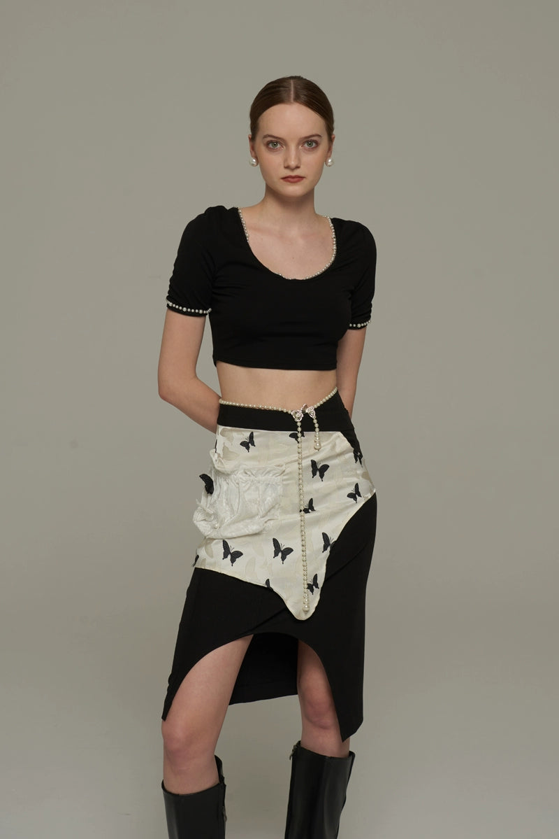 Butterfly Splice Half Skirt