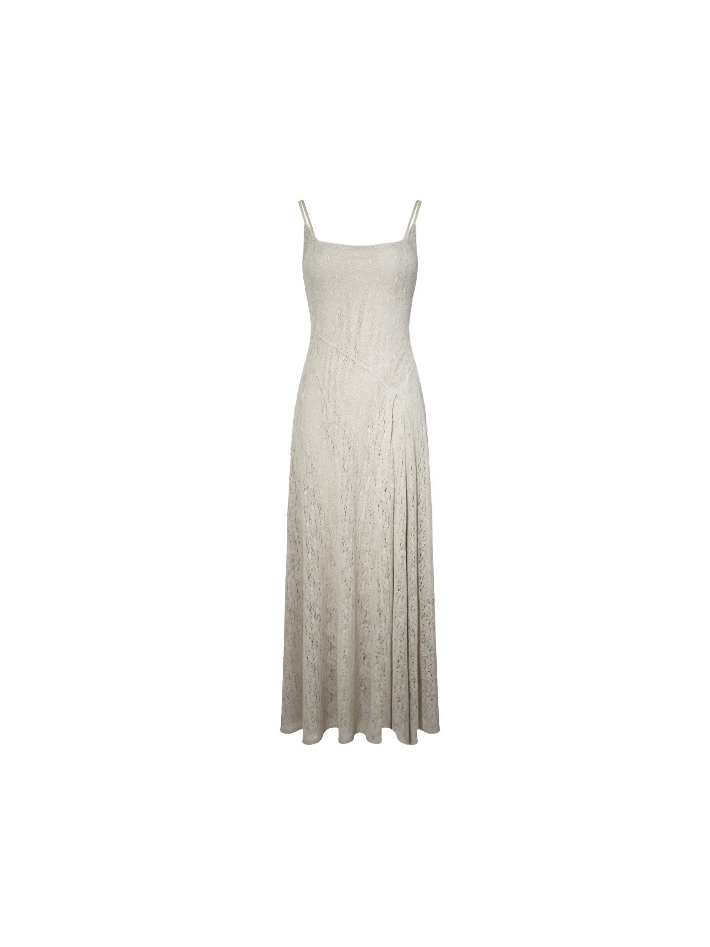 Light Oxygen Cloud Chiffon Slip Dress