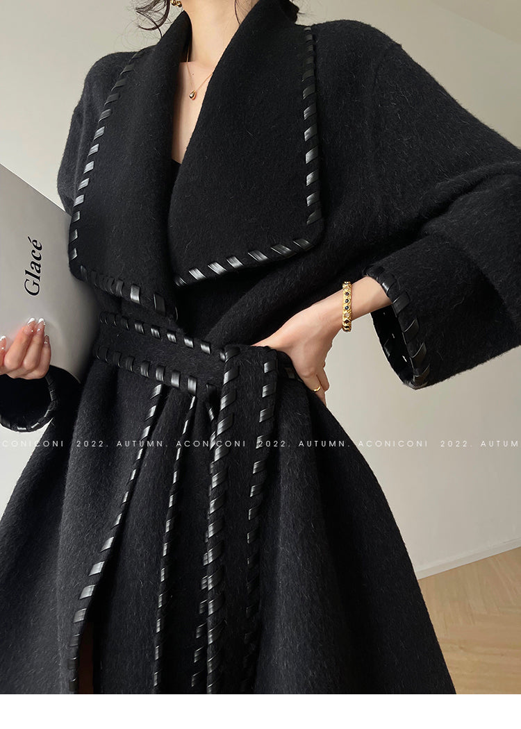 Timeless Beauty: Dual-Face Wool Coat