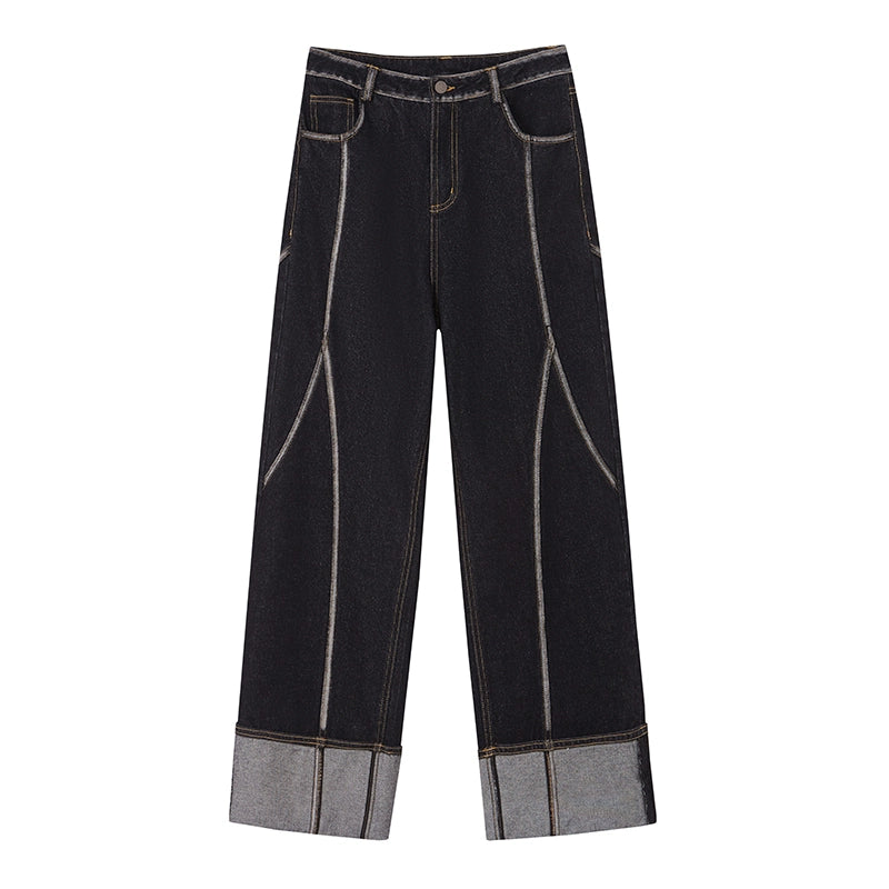 Spring Split High Waist Jeans