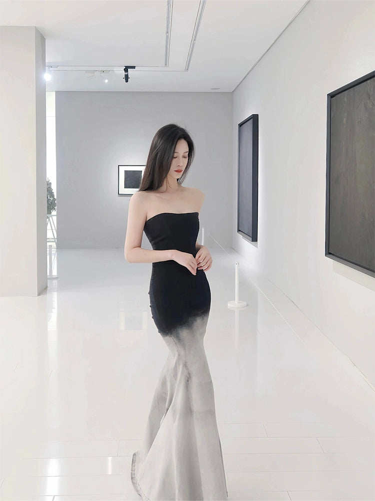 Denim Fishtail Wrap Skirts – High-End Herringbone Luxe Birthday Designs