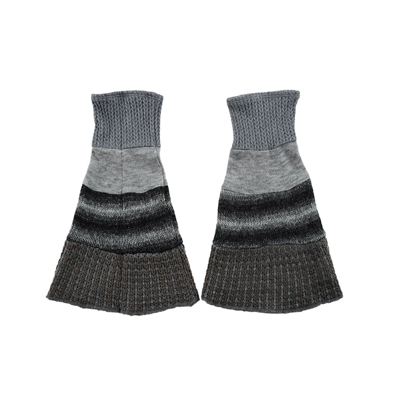 Mixed Color Knit Socks/Leg Covers