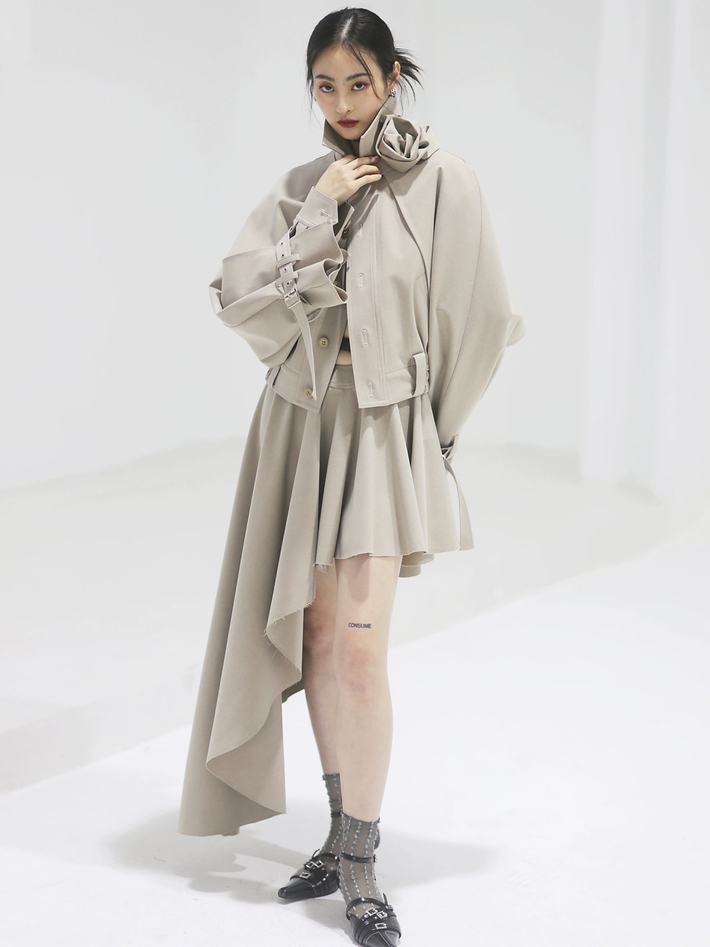 Юбка U-образной формы с неровным подолом Punk Fairy