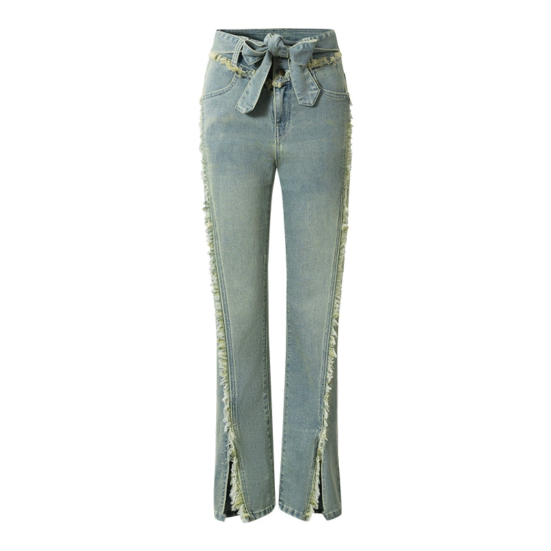 Blue Rugged Slim Jeans