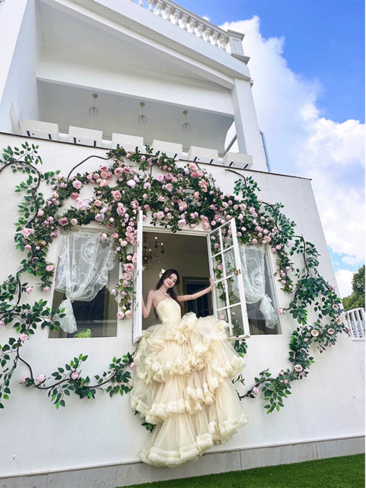 Luxury Cake Tutu Dress – Elegant Graduation & Princess Birthday Skirt