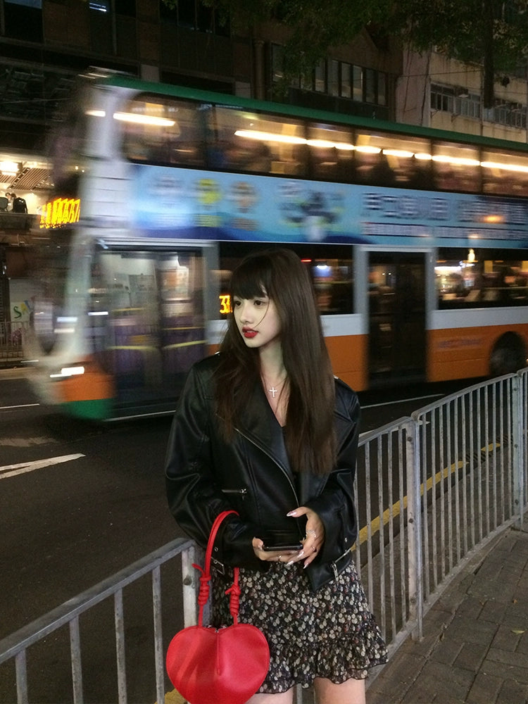 Black Floral Strap Dress - Spring/Summer Spicy Girl Edition