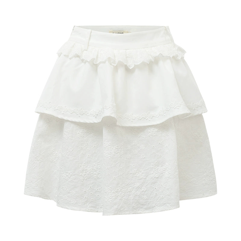 Lace Cake Half Skirt