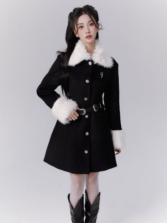 FGHT নৃত্য কালো রাজহাঁস মূল্যবান কালো কোট