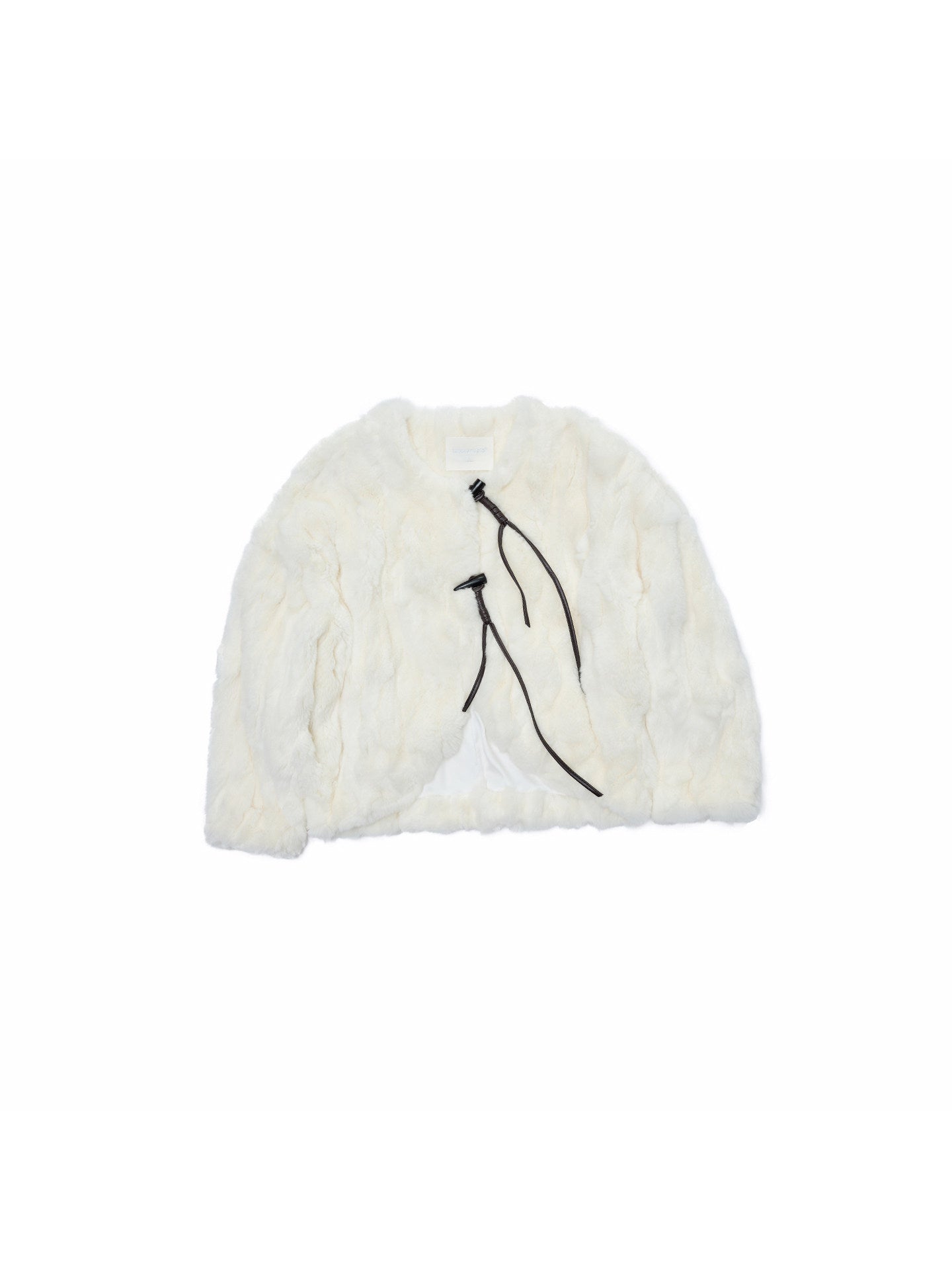 Rabbit Fur Toggle Jacket