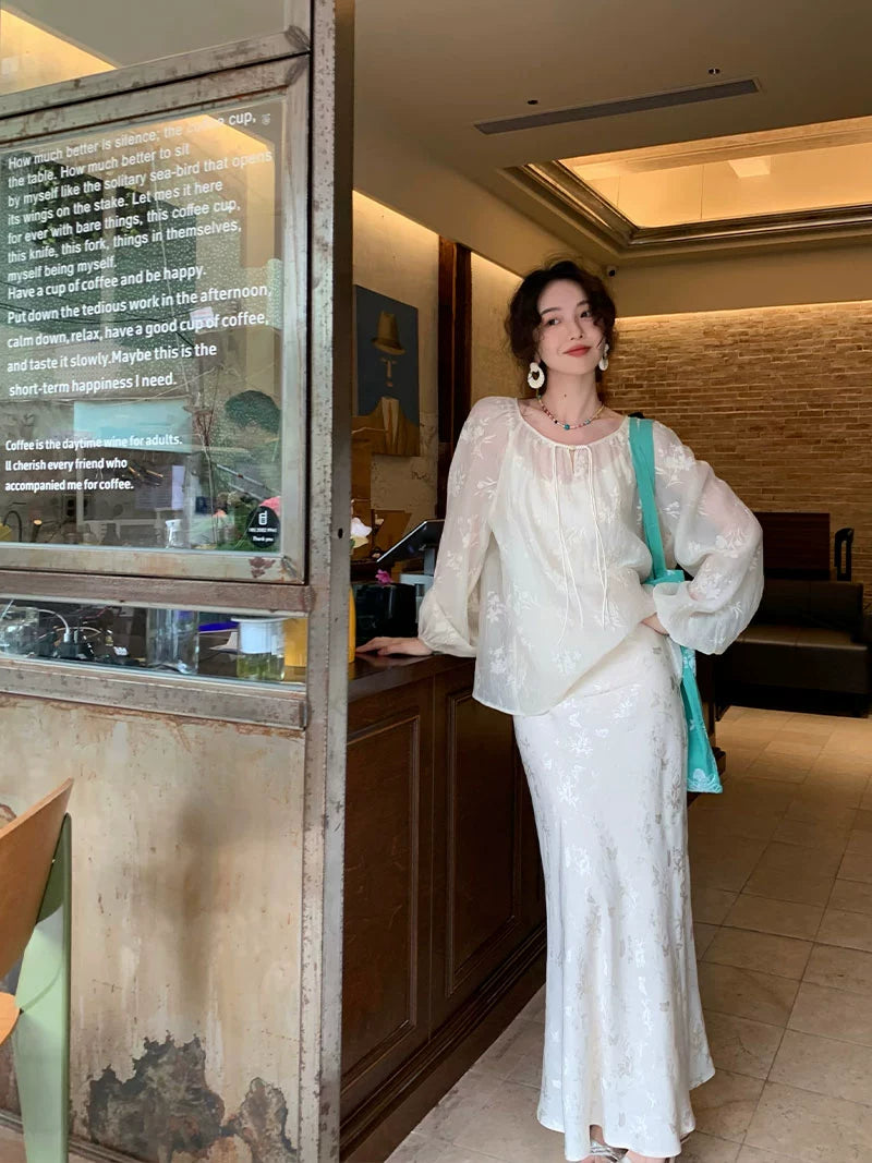 Spring Breeze Tencel Jacquard Sun Protection Set