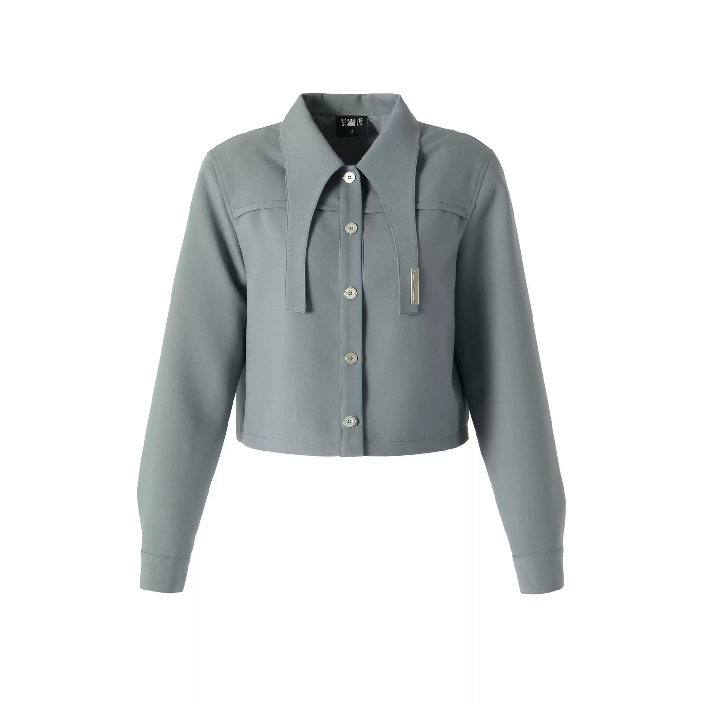 디자인 감각 틈새 빈티지 디자이너 빈티지 하이 스트리트 짧은 어깨 패드 셔츠