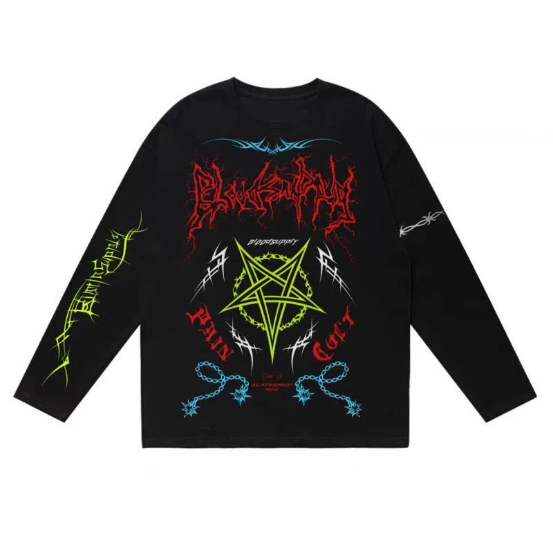 Cybergothic Plush Pullover Sweater