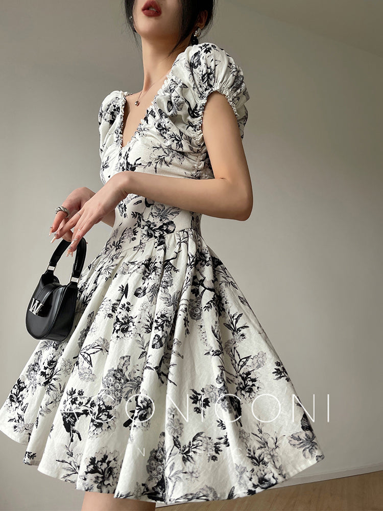 Dusk Print Mini Skirt