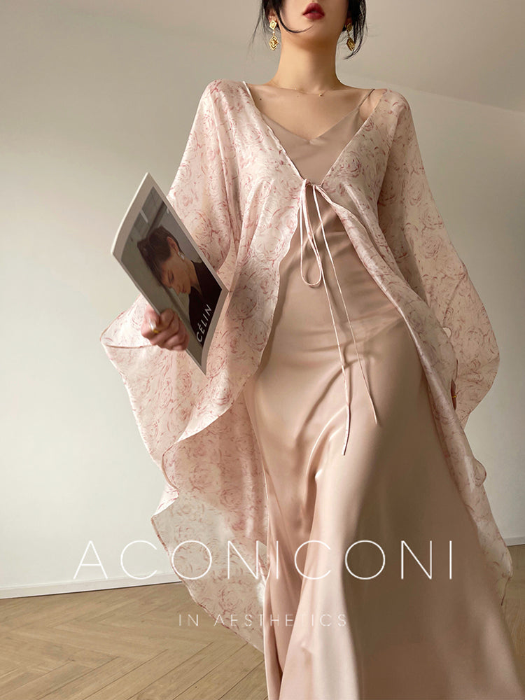 Satin Camisole Skirt Set